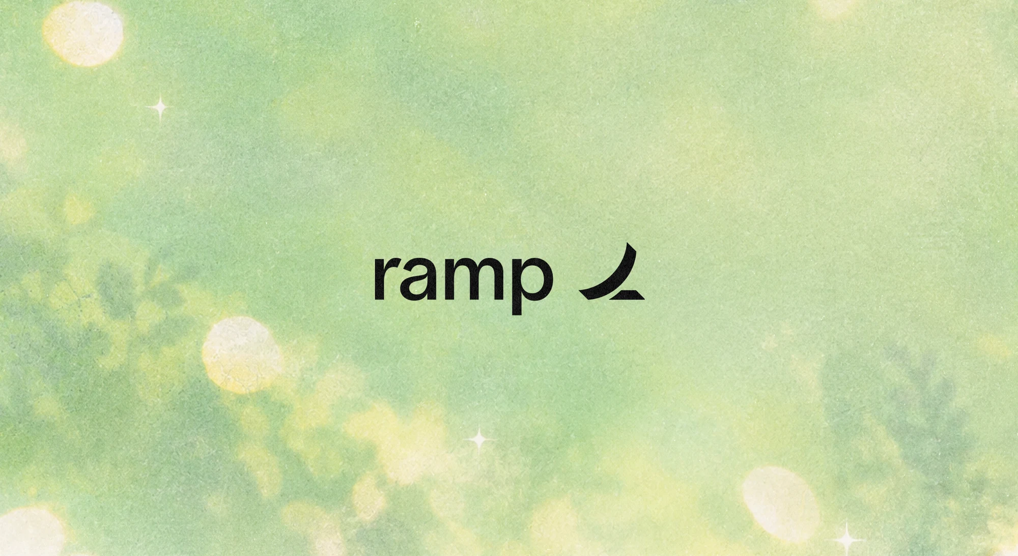 The Ramp wordmark on a soft green meadow